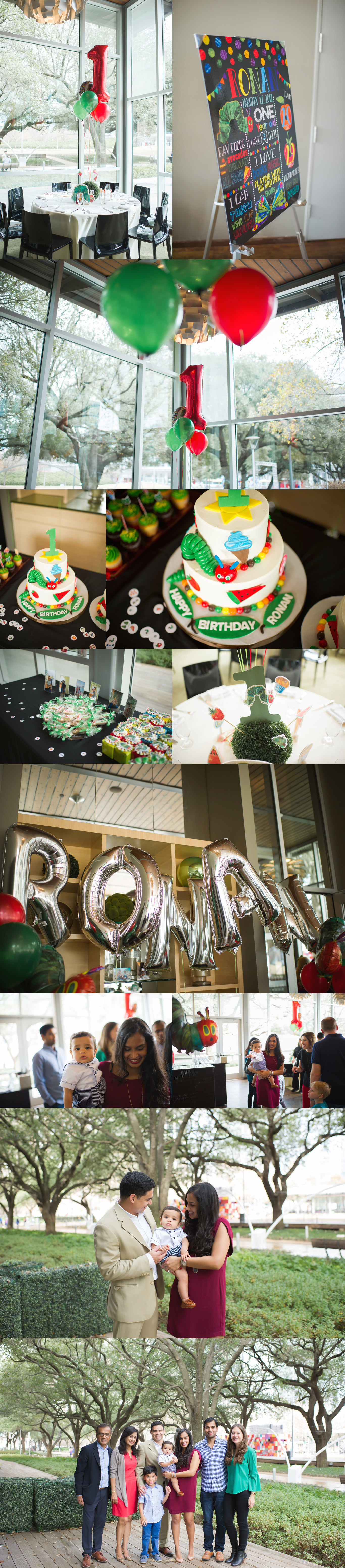 This caterpillar turned ONE... Houston Birthday Party Photography